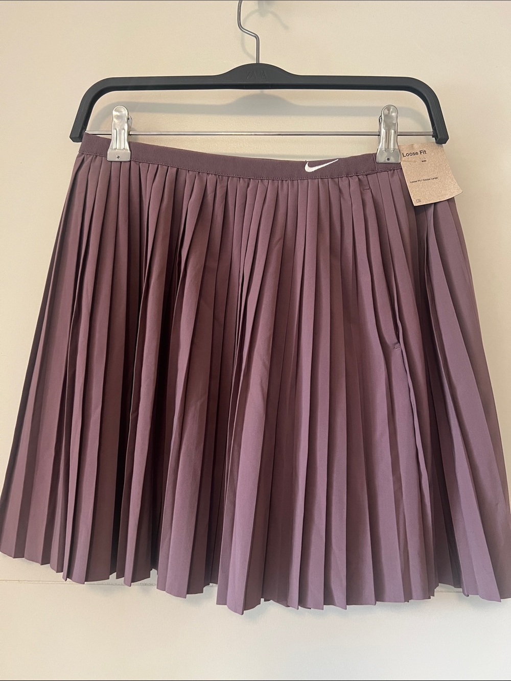 Nike Dusty Mauve Pleated Skater Tennis Skirt